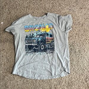 Kids Gray Ford Bronco Graphic T-Shirt